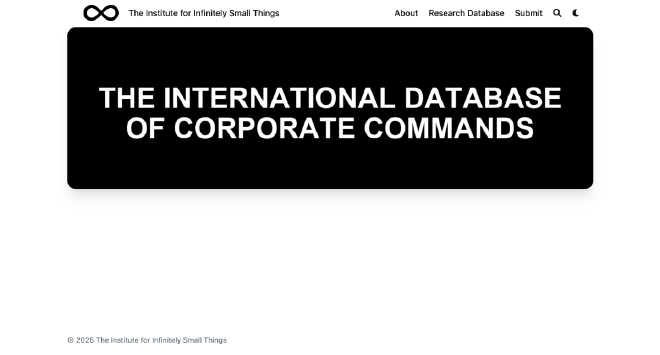 The corporate commands research database is alive again!
