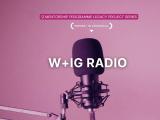A picture of a microphone with WiG radio written on top of it