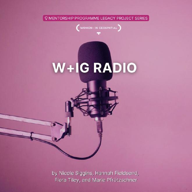A picture of a microphone with WiG radio written on top of it