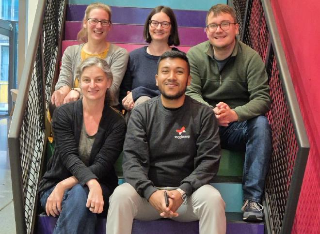 The MapSwipe Governance Team at the Brussels MSF Office, November 2024. 😊